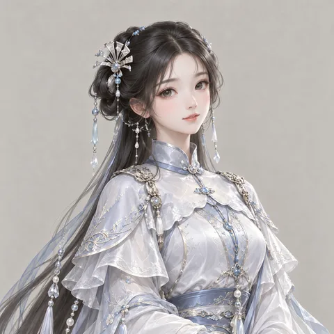 白瑶怡 · 人界篇 · 北夜小极宫 · 外事长老 · 头像 · AI 生成