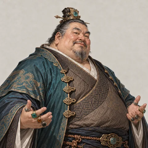 粲苦 · 人界篇 · 天机阁 · 阁主 · 头像 · AI 生成