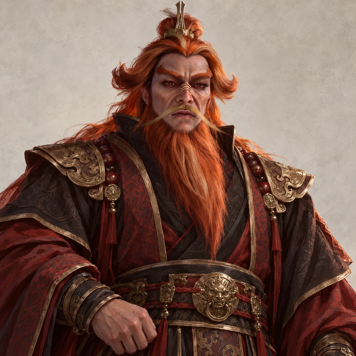 赤火老怪 · 参考图常态 · AI 生成