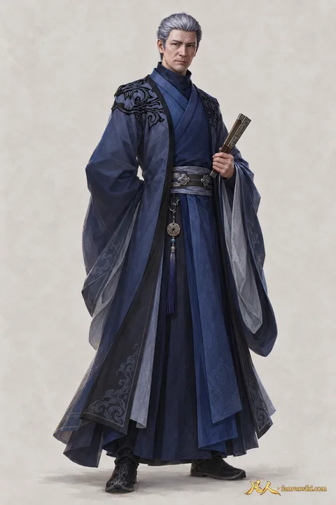 付家老修士 · 参考图常态 · AI 生成
