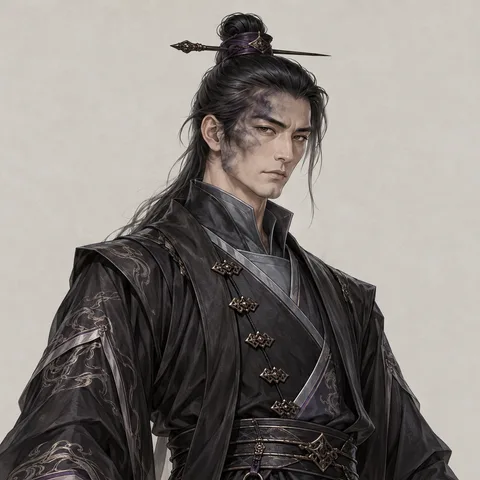 葛天豪 · 人界篇 · 阴罗宗 · 魔修 · 头像 · AI 生成