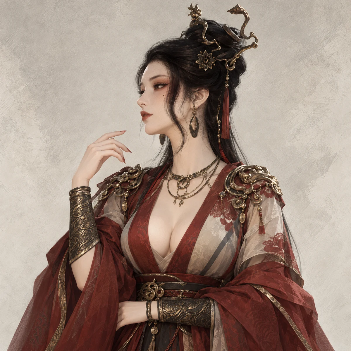 红粉骷髅·女修 · 参考图常态 · AI 生成
