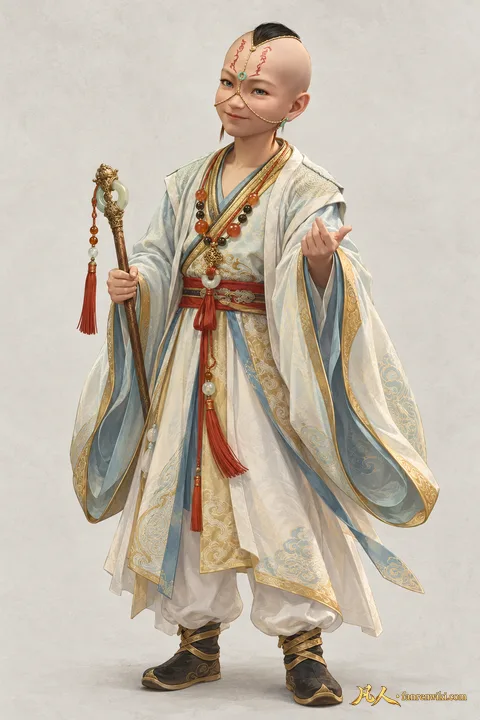 火龙童子 · 参考图常态 · AI 生成