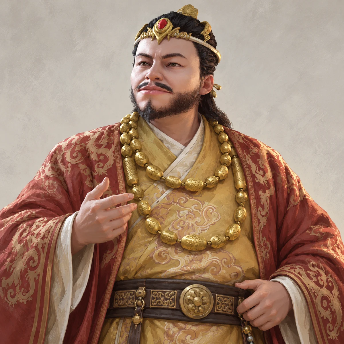 金光上人 · 参考图常态 · AI 生成