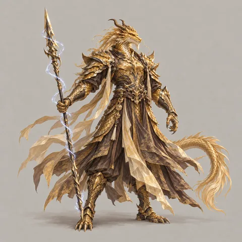 金蛟王 · 人界篇 · 外星海 · 十级蛟龙妖修 · 头像 · AI 生成