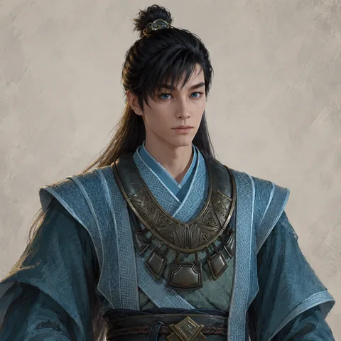 金青 · 参考图常态 · AI 生成