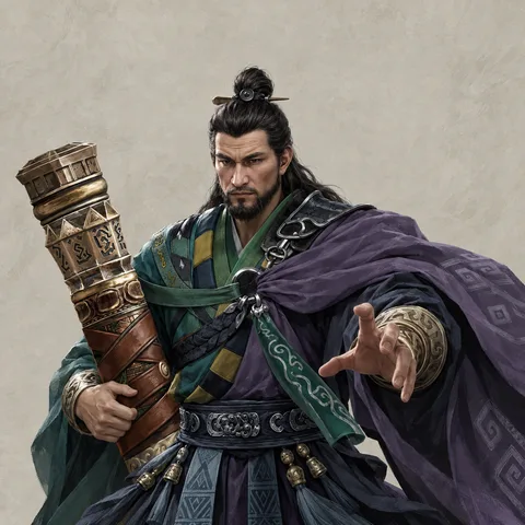 陆姓大汉（黄龙山） · 参考图常态 · AI 生成