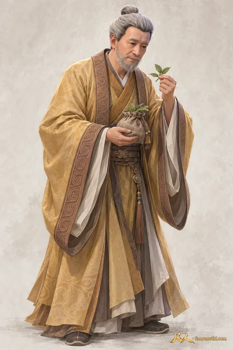 马师伯 · 自然行动／斗法姿态 · AI 生成