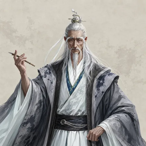 马姓老者（浩然阁） · 参考图常态 · AI 生成