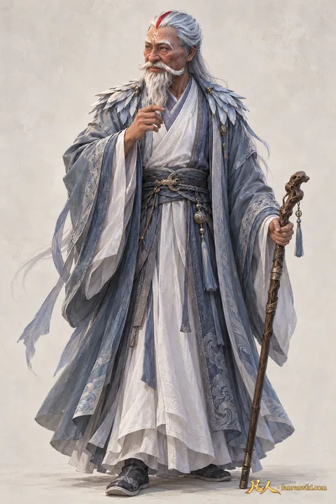 妙鹤真人 · 参考图常态 · AI 生成