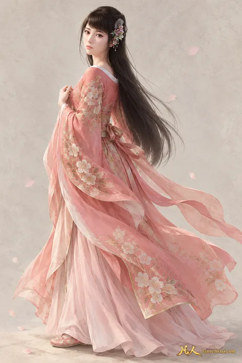 墨彩环 · 自然行动／斗法姿态 · AI 生成