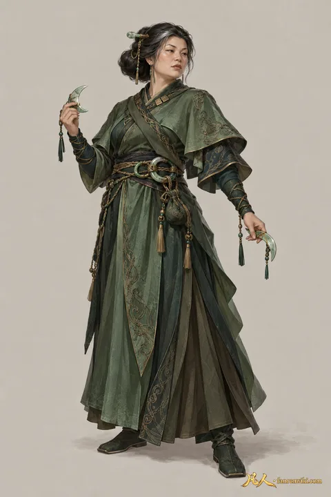 木夫人 · 人界篇 · 化仙宗 · 南疆 · 主立绘 · AI 生成
