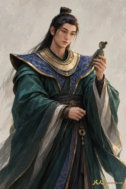 文樯 · 自然行动／斗法姿态 · AI 生成