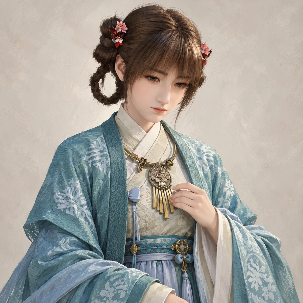 文思月 · 参考图常态 · AI 生成