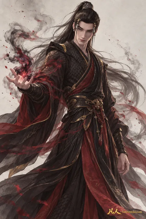 小王爷 · 自然行动／斗法姿态 · AI 生成