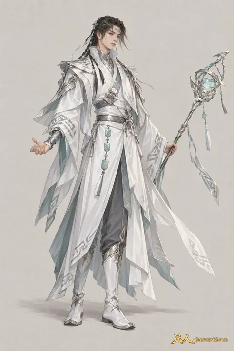 徐大仙师 · 人界篇 · 天澜圣殿 · 草原大仙师 · 主立绘 · AI 生成