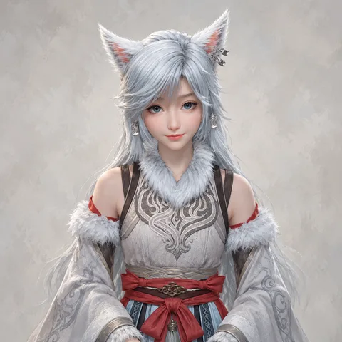 银月 · 参考图常态 · AI 生成