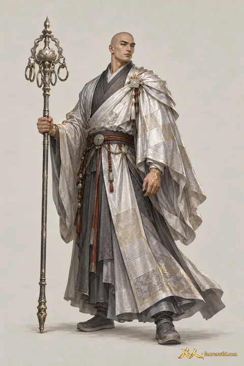 元智 · 人界篇 · 大晋佛宗 · 金刚护法 · 主立绘 · AI 生成